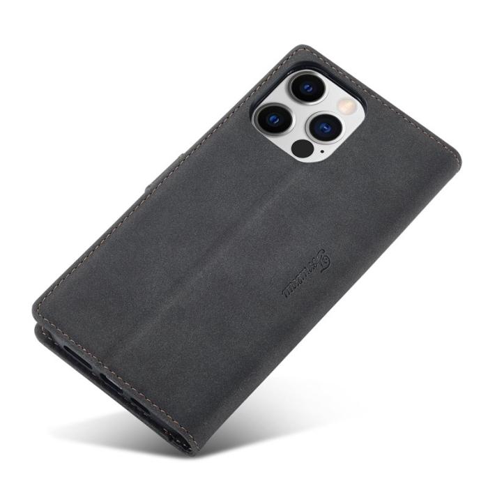 FORWENW - FORWENW F1 Series iPhone 14 Pro Fodral PU Läder - Svart