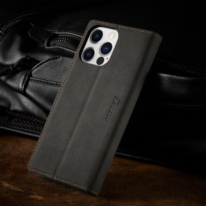 FORWENW - FORWENW F1 Series iPhone 14 Pro Fodral PU Läder - Svart