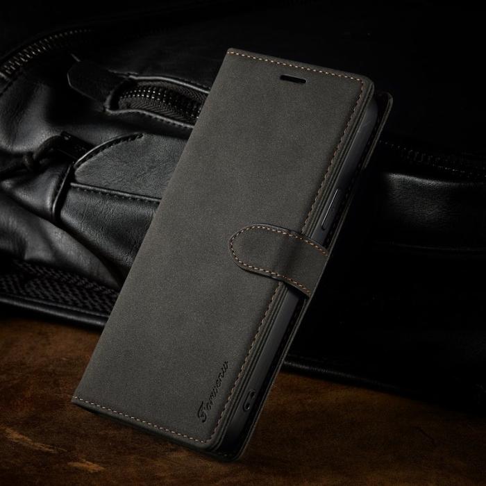 FORWENW - FORWENW F1 Series iPhone 14 Pro Fodral PU Läder - Svart