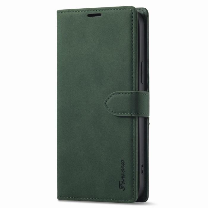 FORWENW - FORWENW F1 Series iPhone 15 Fodral PU Läder - Grön