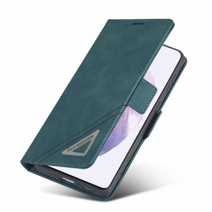 FORWENW - FORWENW F3-Series Fodral för Samsung Galaxy S23 - PU Läder - Cyan