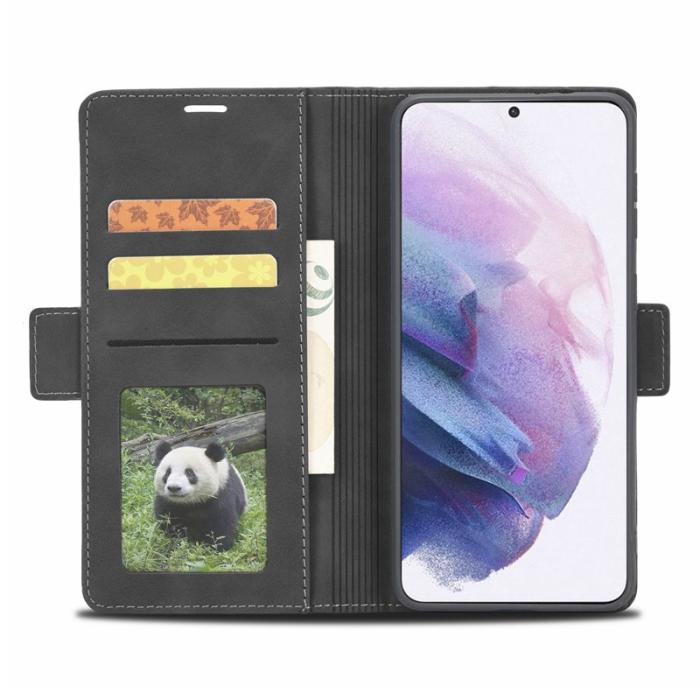 FORWENW - FORWENW F3-Series Fodral för Samsung Galaxy S23 - PU Läder - Svart