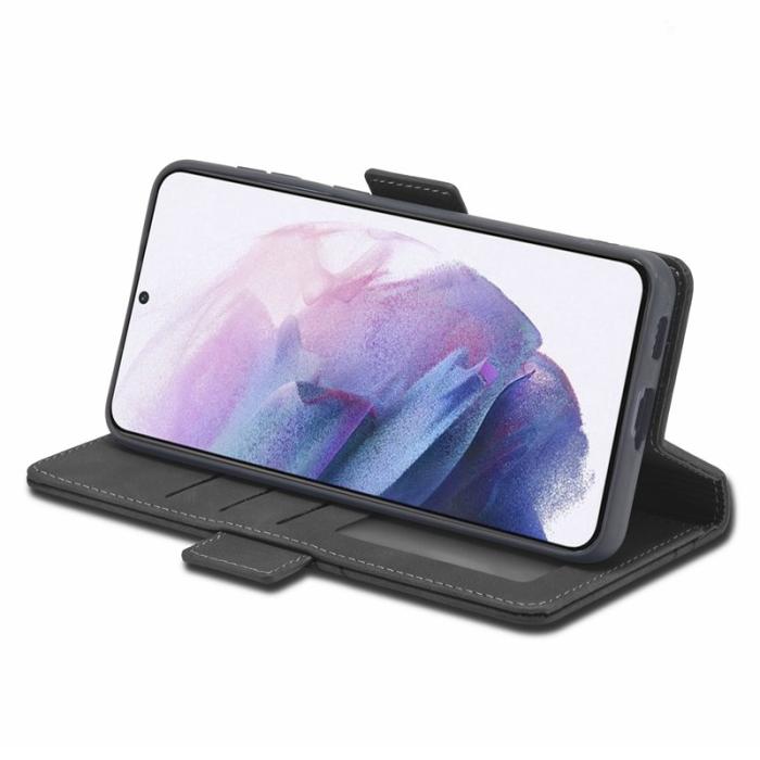 FORWENW - FORWENW F3-Series Fodral för Samsung Galaxy S23 - PU Läder - Svart