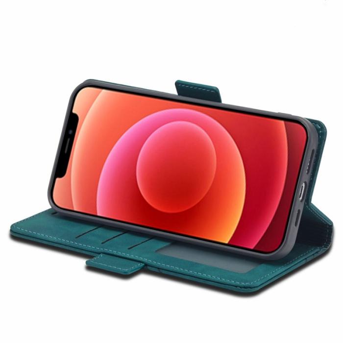 FORWENW - FORWENW F3-Series iPhone 12/12 Pro Fodral PU Läder - Cyan