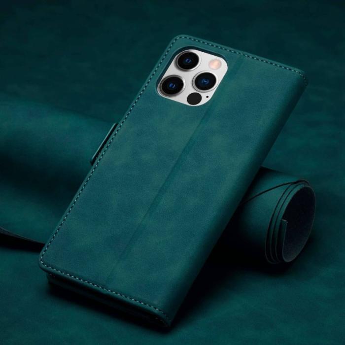 FORWENW - FORWENW F3-Series iPhone 12/12 Pro Fodral PU Läder - Cyan