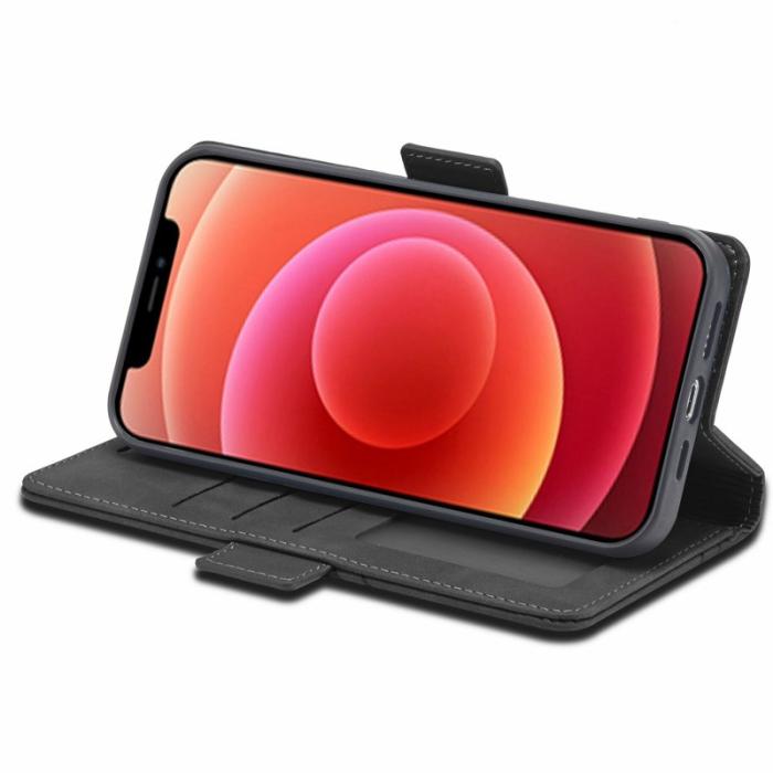 FORWENW - FORWENW F3-Series iPhone 12/12 Pro Fodral PU Läder - Svart