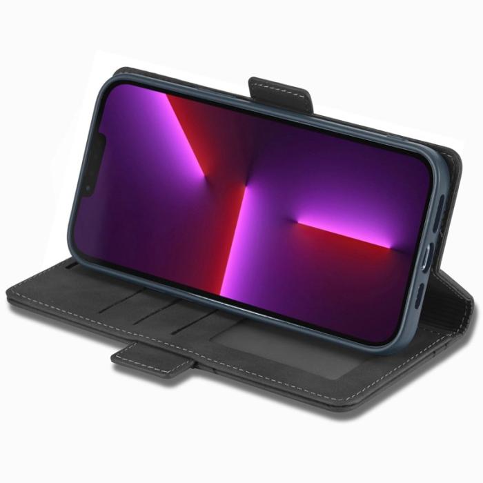 FORWENW - FORWENW F3-Series iPhone 13 Fodral PU Läder - Svart