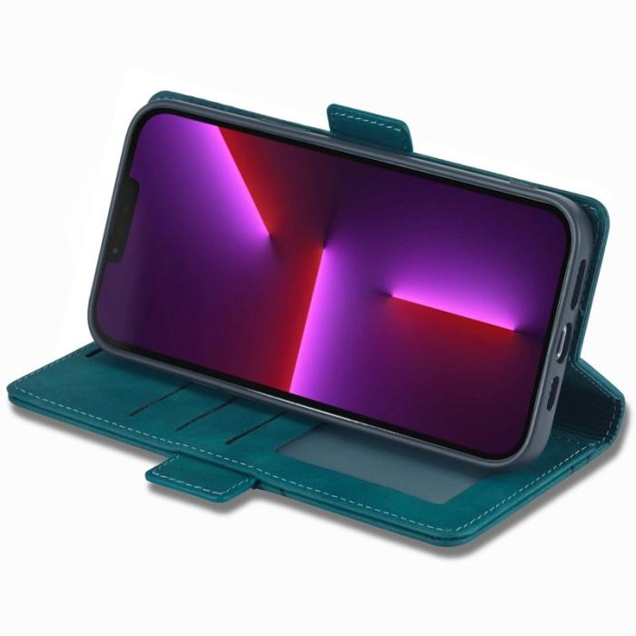 FORWENW - FORWENW F3-Series iPhone 13 Pro Max Fodral PU Läder - Cyan