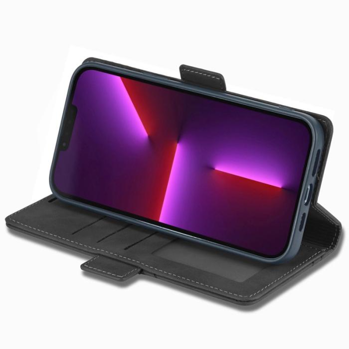 FORWENW - FORWENW F3-Series iPhone 13 Pro Max Fodral PU Läder - Svart