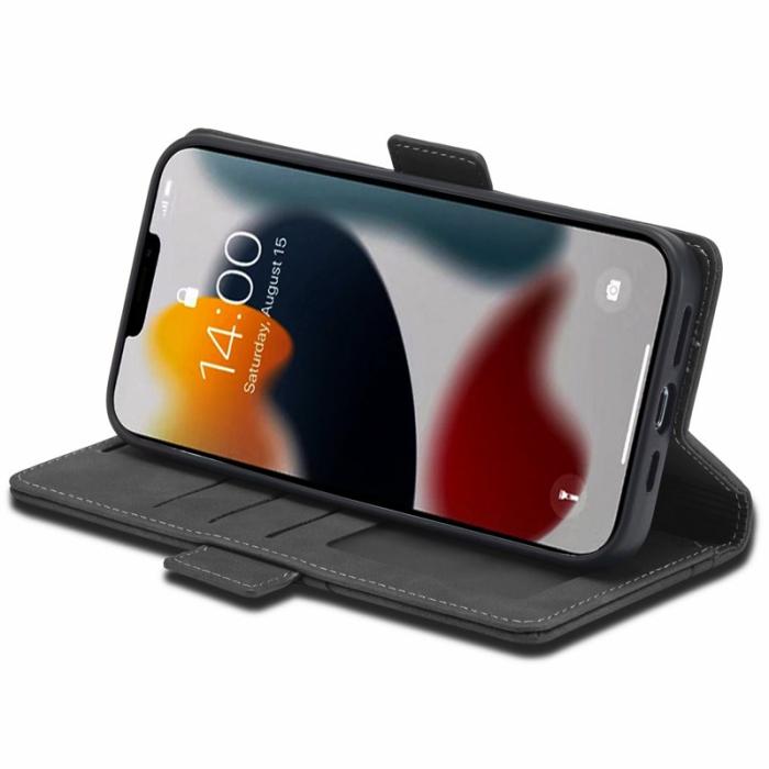 FORWENW - FORWENW F3-Series iPhone 14 Pro Fodral PU Läder - Svart