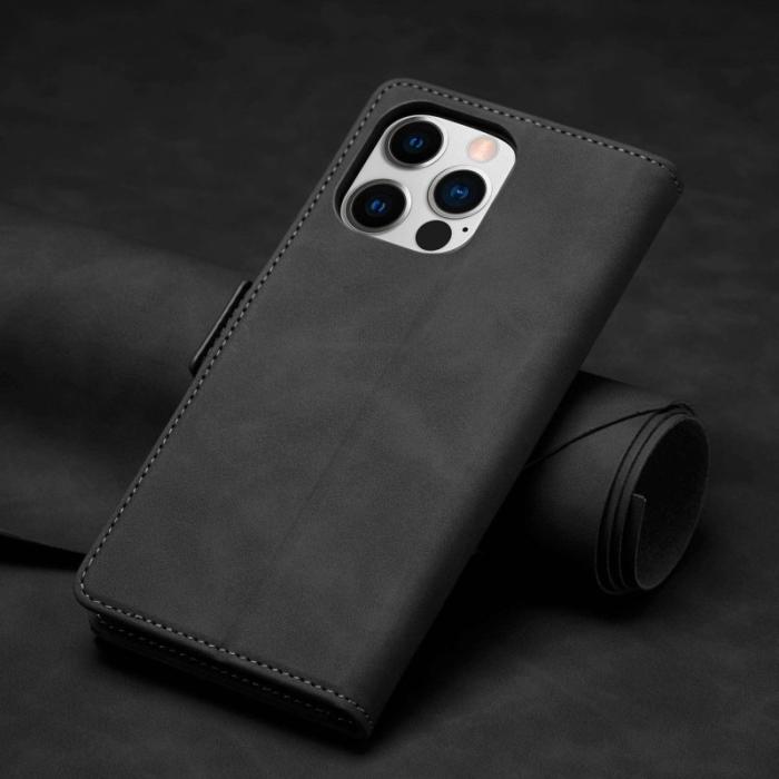 FORWENW - FORWENW F3-Series iPhone 14 Pro Fodral PU Läder - Svart