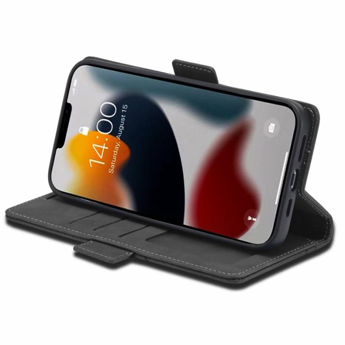 FORWENW - FORWENW F3-Series iPhone 14 Pro Max Fodral PU Läder - Svart