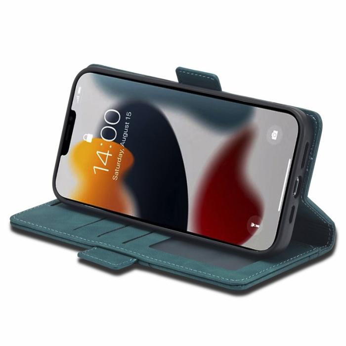 FORWENW - FORWENW F3 Series iPhone 15 Pro Fodral Äkta läder - Grön