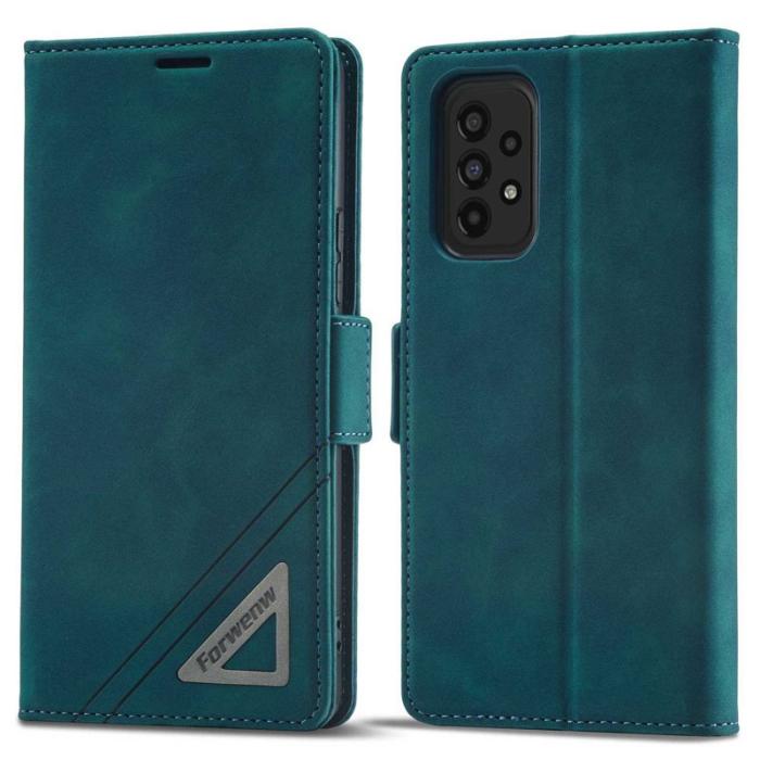 FORWENW - FORWENW F3-Series Samsung Galaxy A33 5G Fodral PU Läder - Cyan
