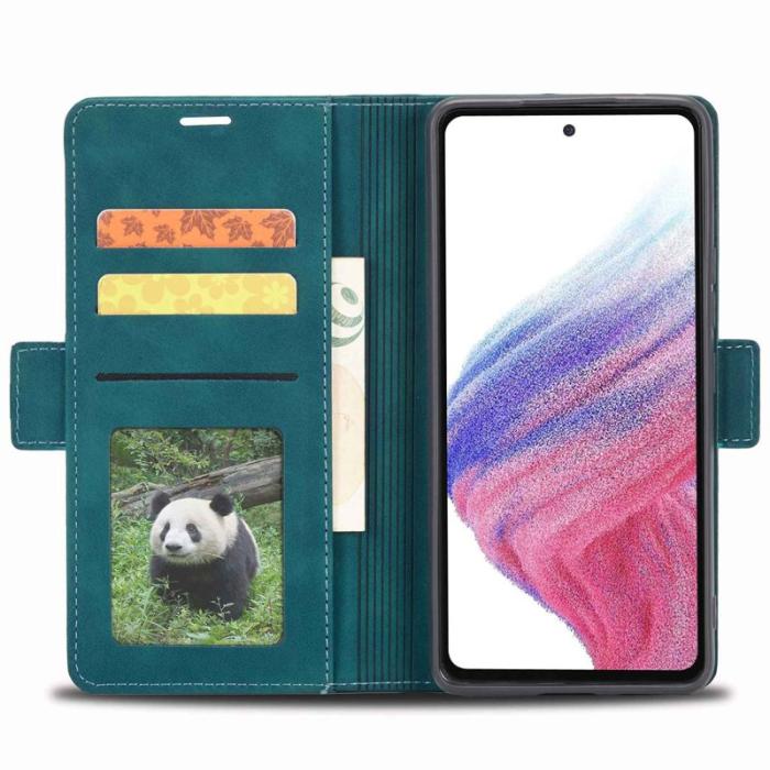 FORWENW - FORWENW F3-Series Samsung Galaxy A33 5G Fodral PU Läder - Cyan