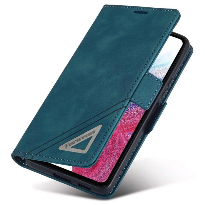 FORWENW - FORWENW F3-Series Samsung Galaxy A33 5G Fodral PU Läder - Cyan