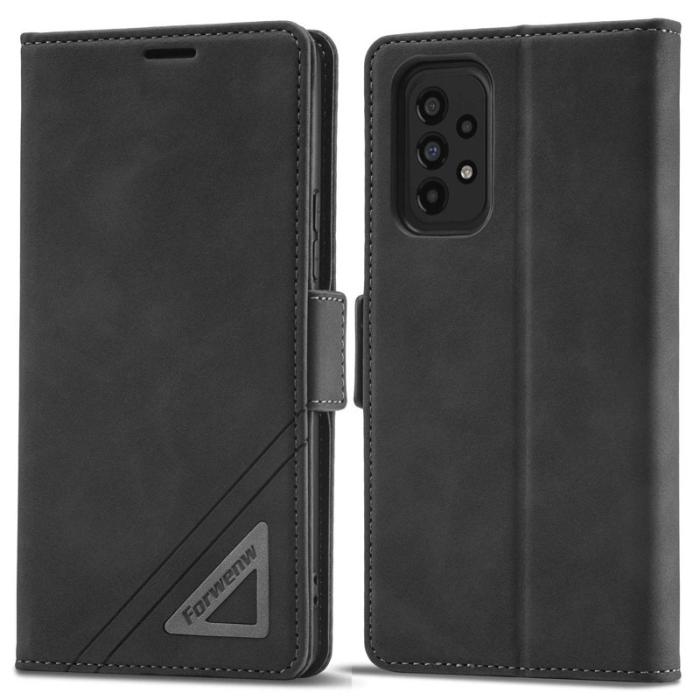 FORWENW - FORWENW F3-Series Samsung Galaxy A33 5G Fodral PU Läder - Svart