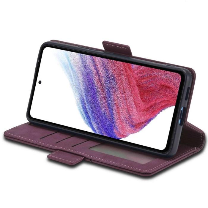 FORWENW - FORWENW F3-Series Samsung Galaxy A33 5G Fodral PU Läder - Vinröd