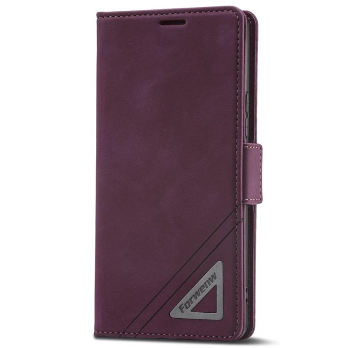 FORWENW - FORWENW F3-Series Samsung Galaxy A33 5G Fodral PU Läder - Vinröd