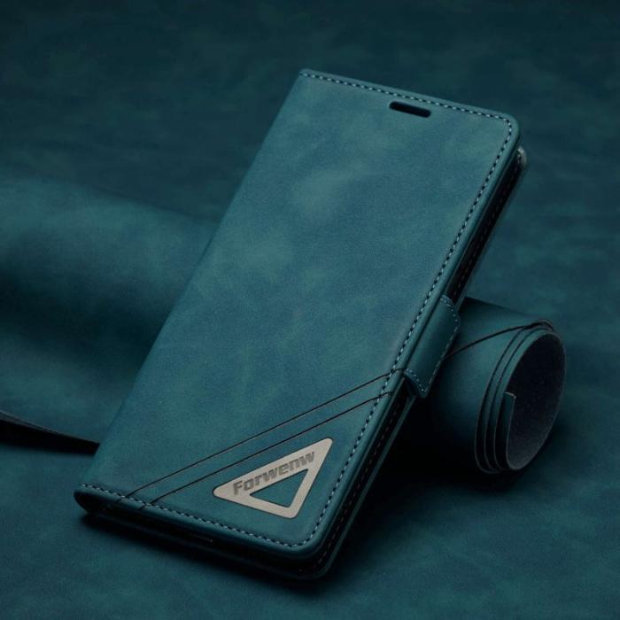 FORWENW - FORWENW F3-Series Samsung Galaxy A73 5G Fodral PU Läder - Cyan