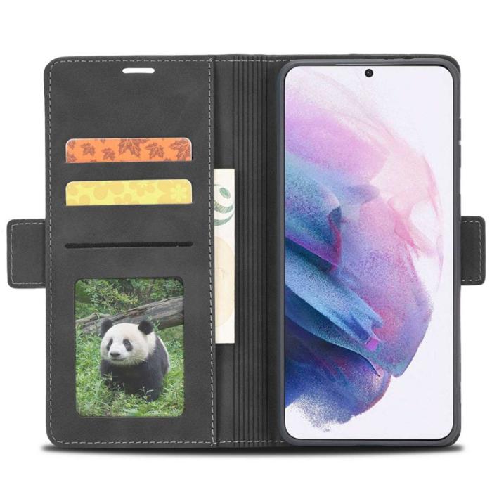 FORWENW - FORWENW F3-Series Samsung Galaxy S21 FE 5G Flip Fodral - Svart