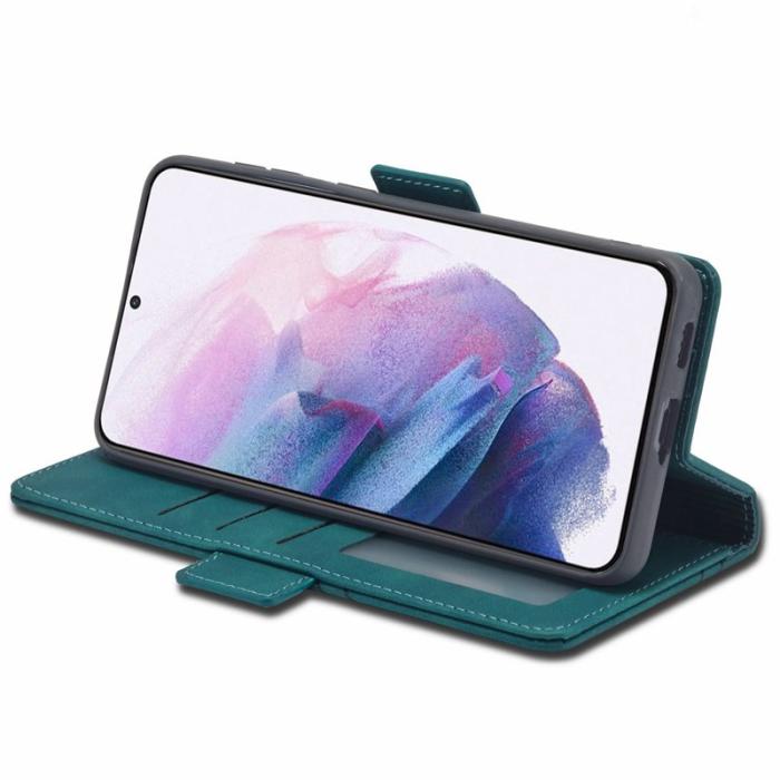 FORWENW - FORWENW F3-Series Samsung Galaxy S22 5G Fodral PU Läder - Cyan