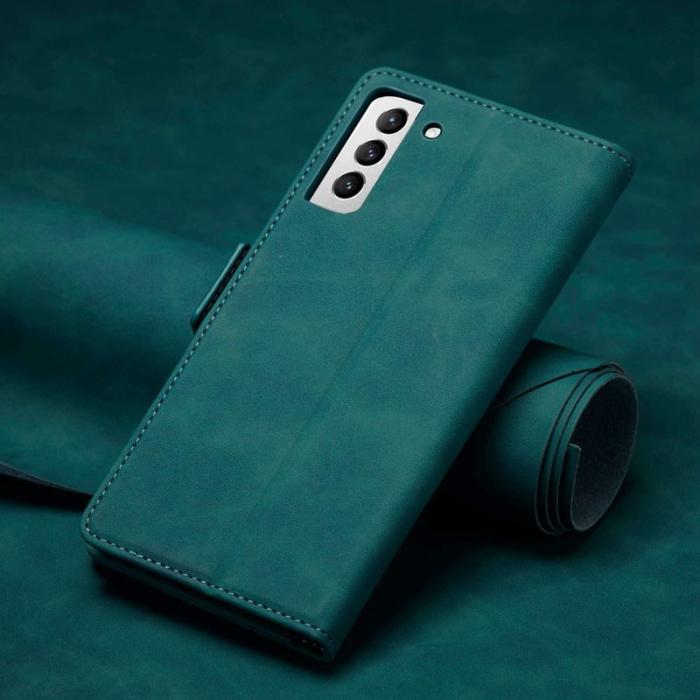 FORWENW - FORWENW F3-Series Samsung Galaxy S22 5G Fodral PU Läder - Cyan