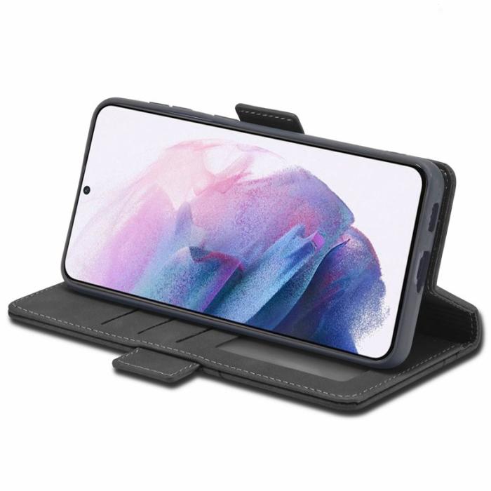 FORWENW - FORWENW F3-Series Samsung Galaxy S22 5G Fodral PU Läder - Svart