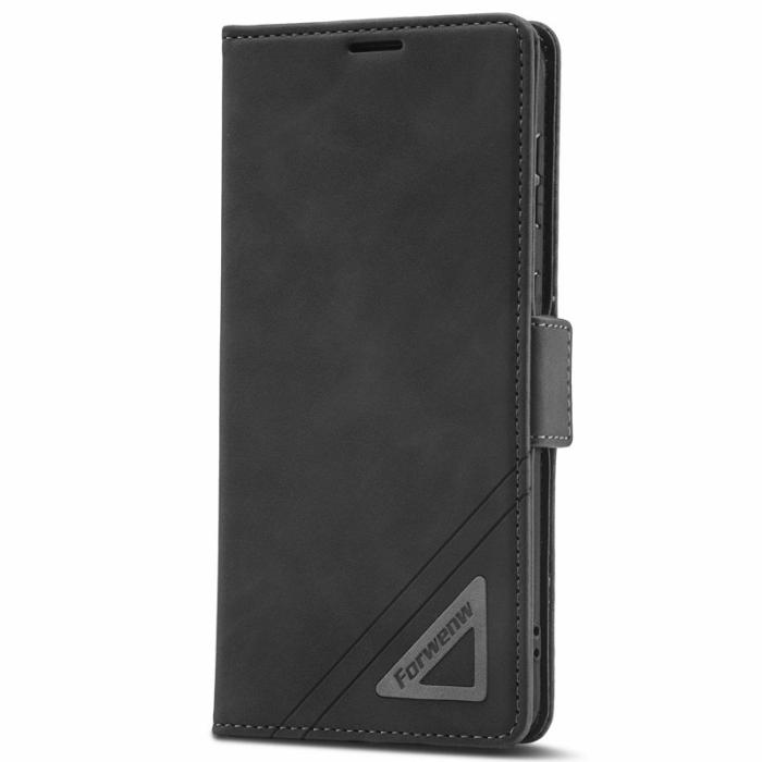 FORWENW - FORWENW F3-Series Samsung Galaxy S22 5G Fodral PU Läder - Svart
