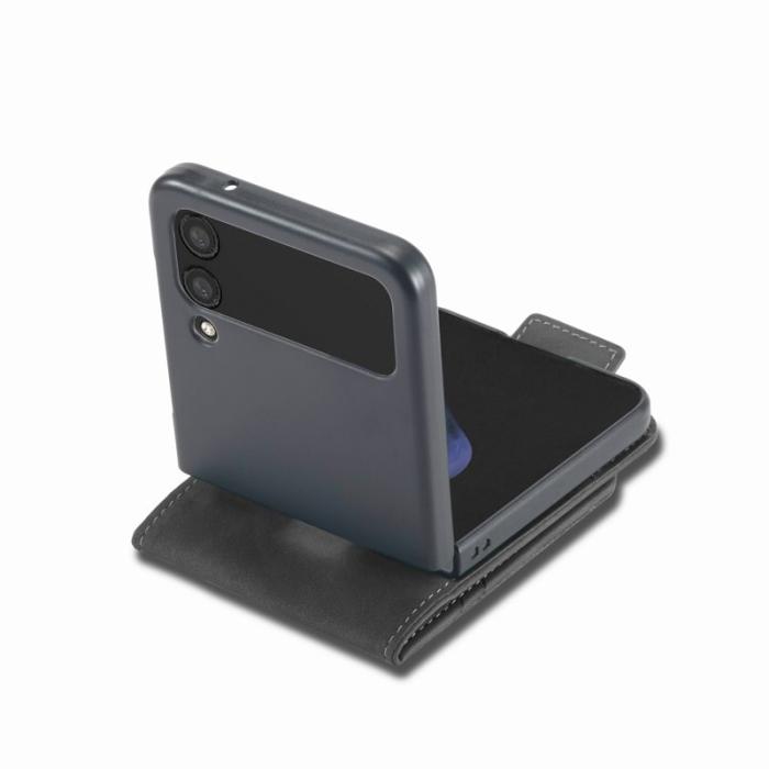FORWENW - FORWENW F3-Series Samsung Galaxy Z Flip4 Fodral PU Läder - Svart