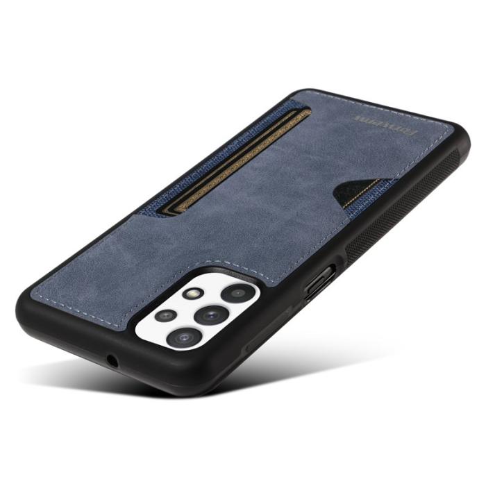 FORWENW - FORWENW F5 Samsung Galaxy A53 5G Fodral Äkta läder - Blå