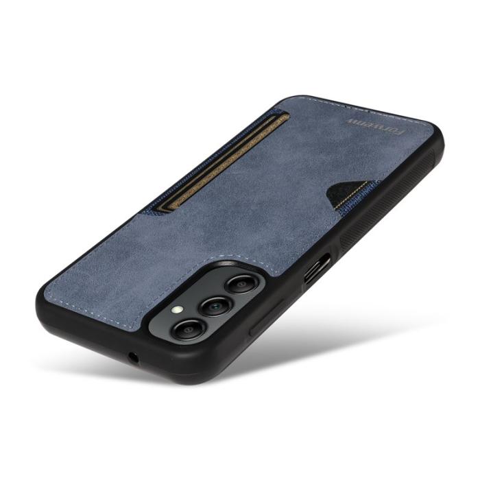 FORWENW - FORWENW F5 Series Samsung Galaxy A14 5G Fodral PU Läder - Blå
