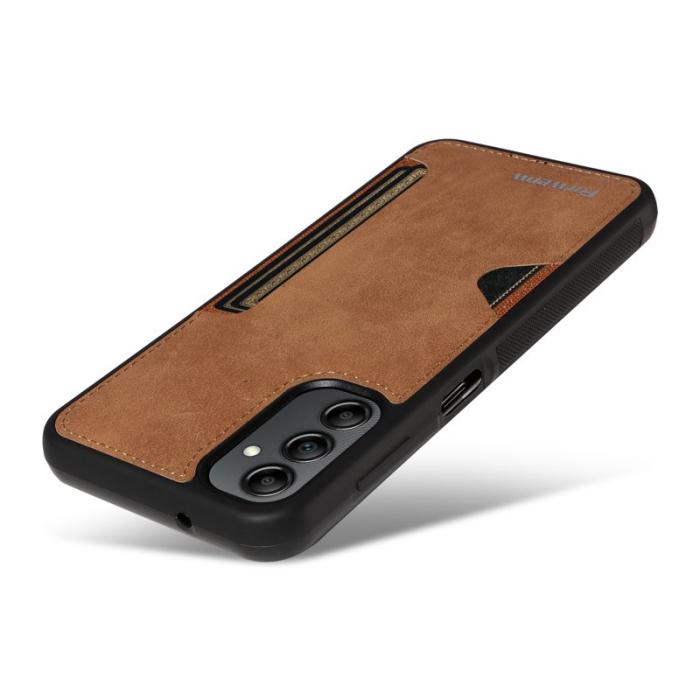 FORWENW - FORWENW F5 Series Samsung Galaxy A14 Fodral PU Läder - Brun