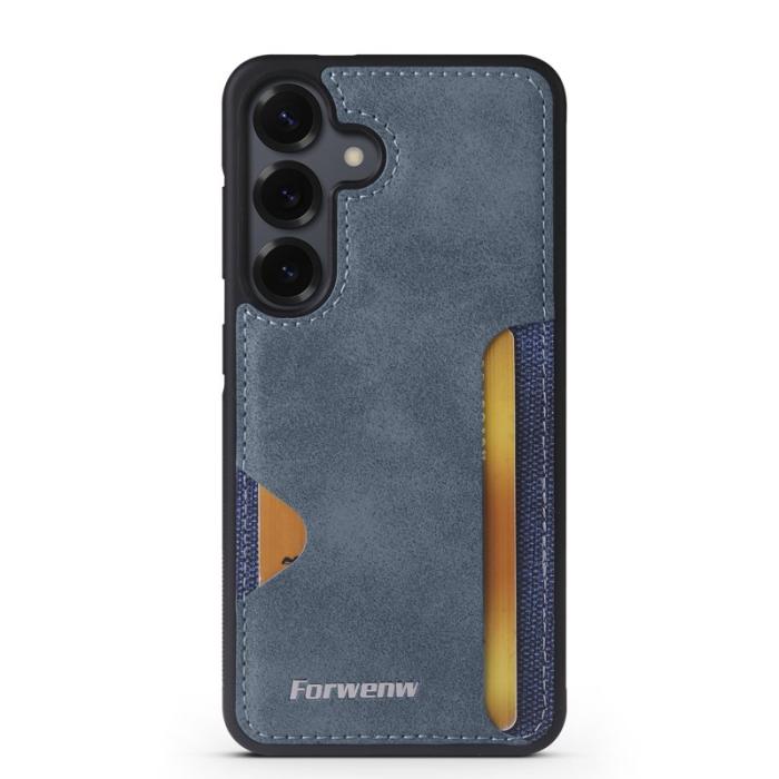 FORWENW - FORWENW F5 Series Samsung Galaxy A35 Fodral PU Läder - Blå