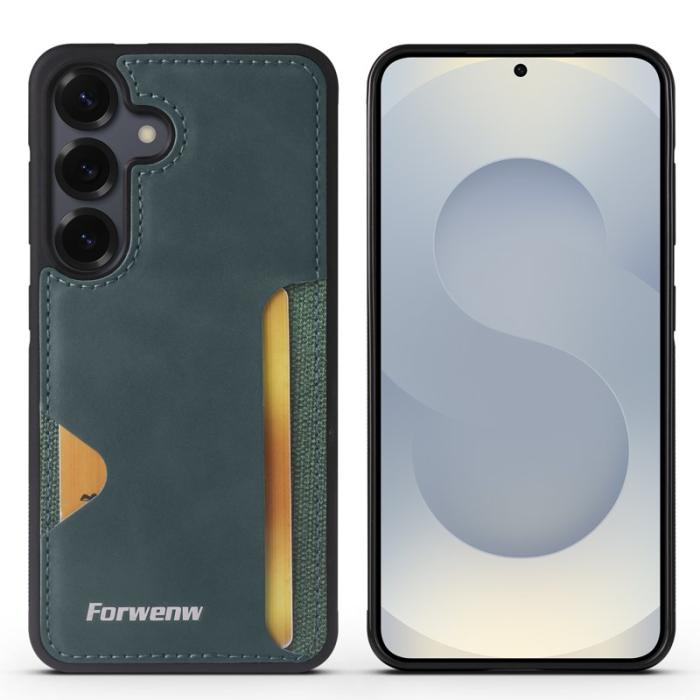 FORWENW - FORWENW F5 Series Samsung Galaxy A35 Fodral PU Läder - Grön