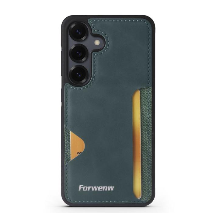 FORWENW - FORWENW F5 Series Samsung Galaxy A35 Fodral PU Läder - Grön