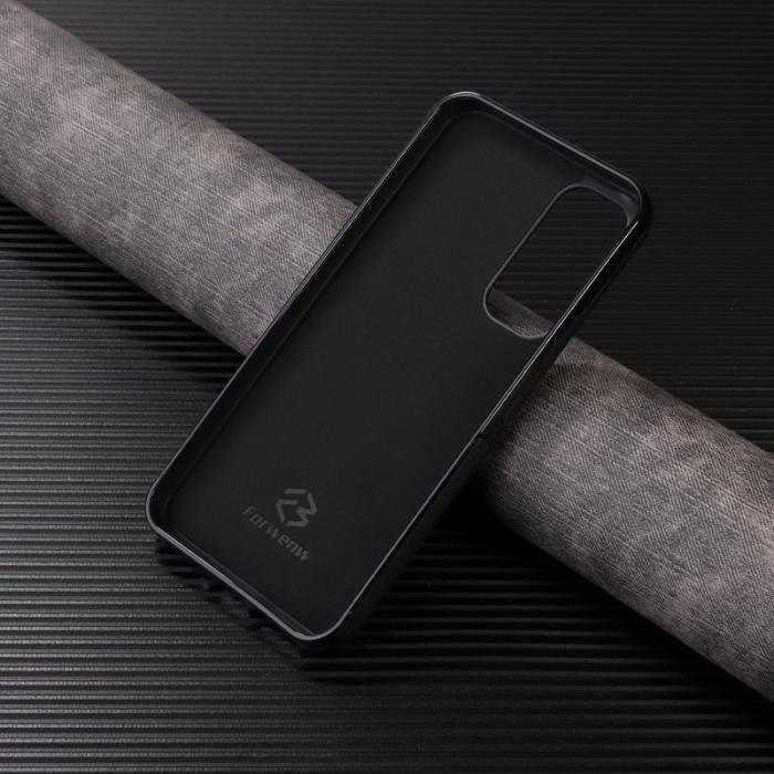 FORWENW - FORWENW F5 Series Samsung Galaxy A55 Fodral Äkta läder - Brun