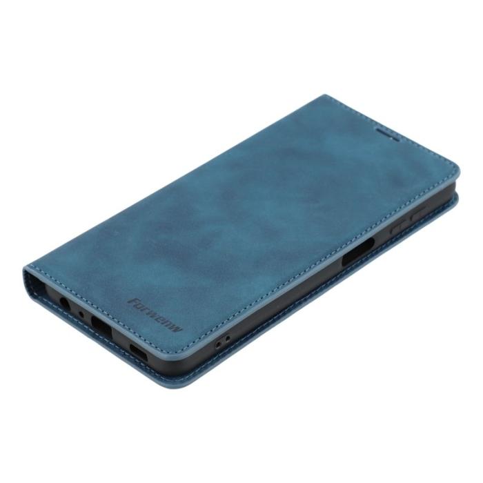 FORWENW - FORWENW Fantasy Series Fodral för Samsung Galaxy A32 5G - Äkta läder - Brun