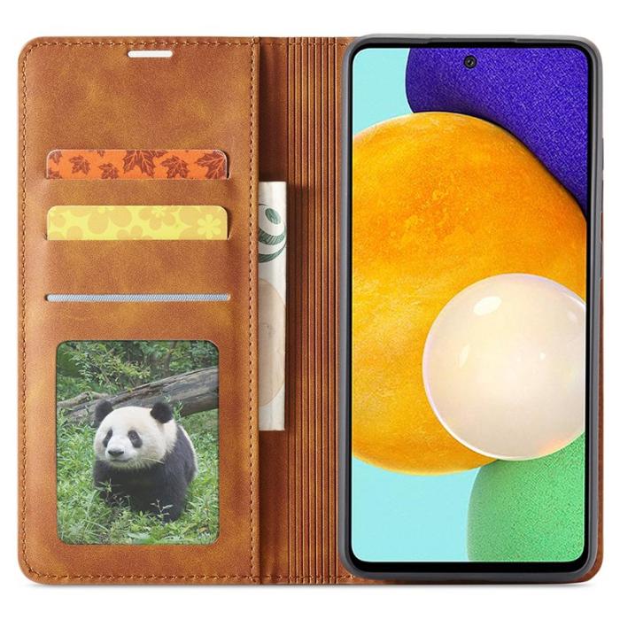 FORWENW - FORWENW Fantasy Series Fodral i PU-läder - Brun - Samsung Galaxy A53 5G