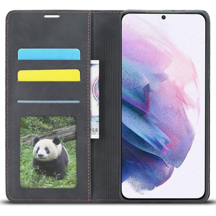 FORWENW - FORWENW Fantasy Series Fodral i PU-läder - Svart - Samsung Galaxy S22+ 5G