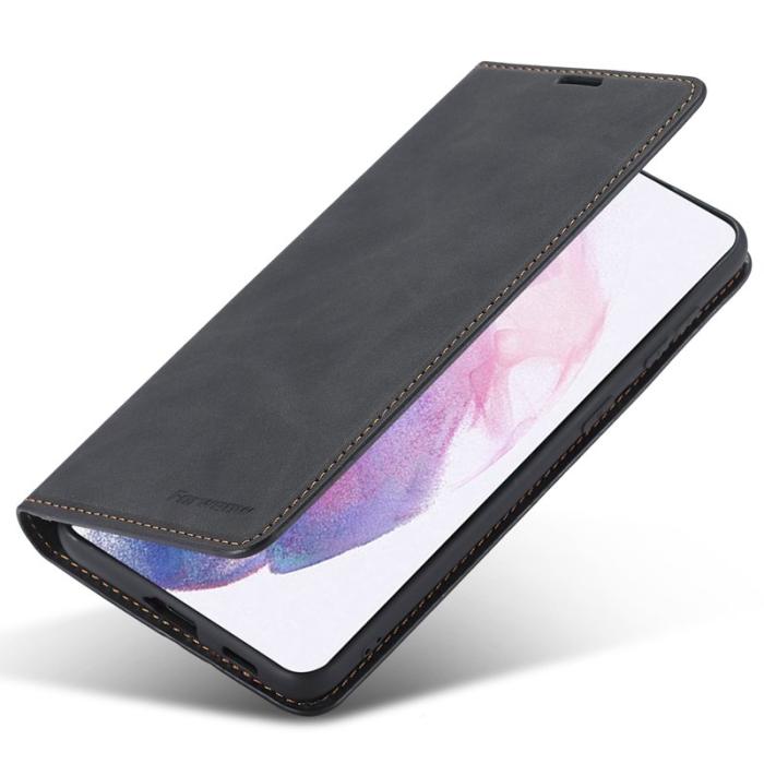 FORWENW - FORWENW Fantasy Series Fodral i PU-läder - Svart - Samsung Galaxy S22+ 5G