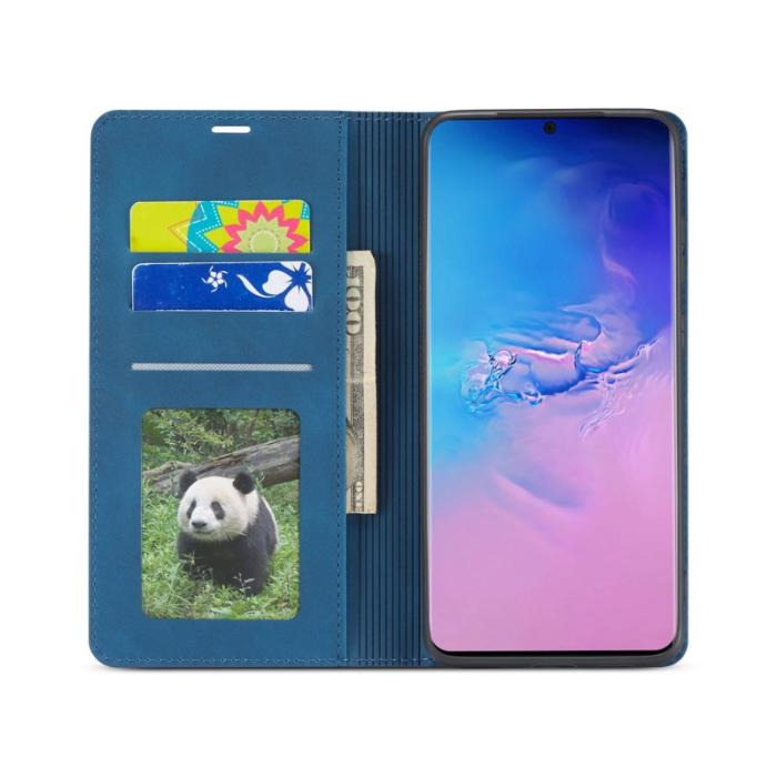 FORWENW - FORWENW Fantasy Series Fodral i Silkeslen Läder - Blå