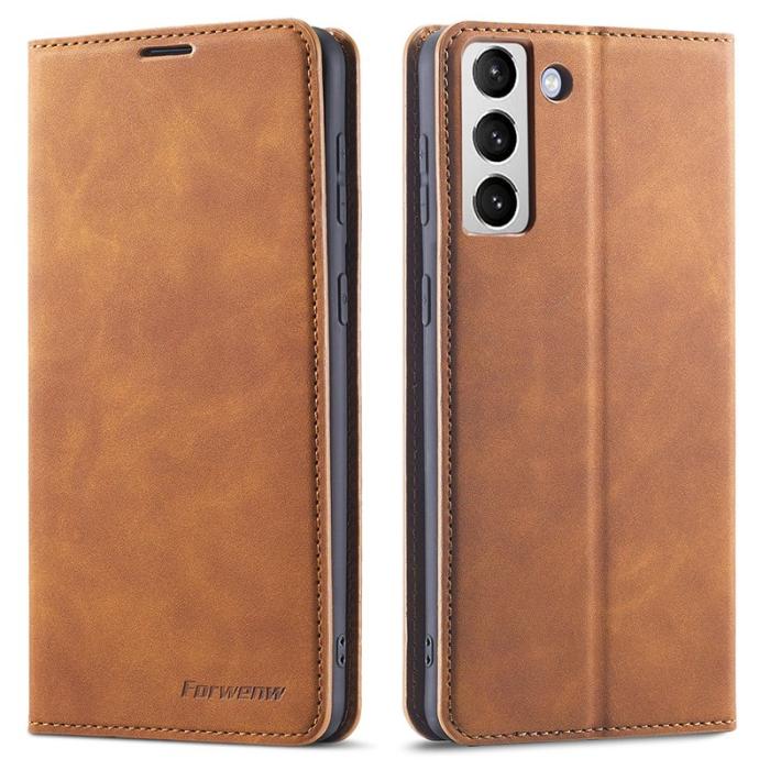 FORWENW - FORWENW Fantasy Series Fodral - PU Läder - Brun