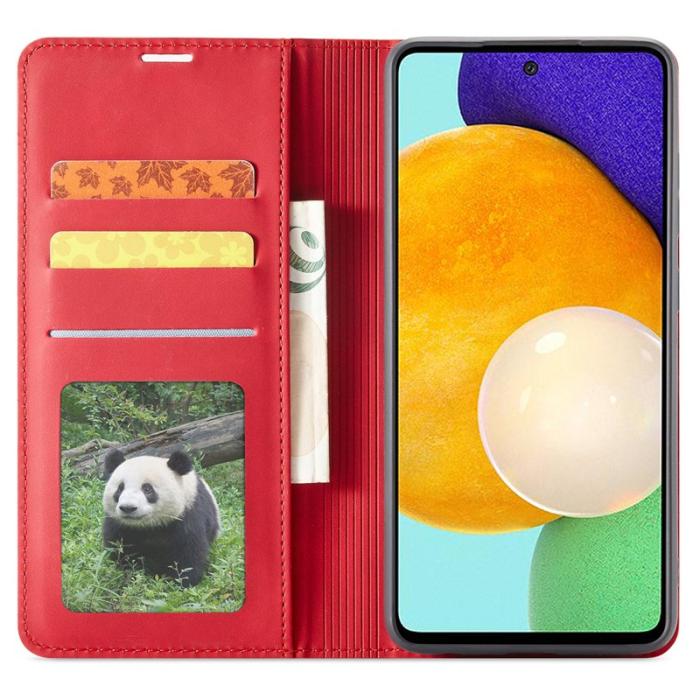 FORWENW - FORWENW Fantasy Series Fodral PU Läder Ställ Samsung Galaxy A53 - Röd