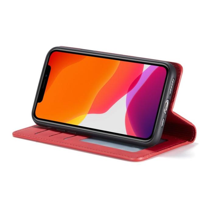 FORWENW - FORWENW Fantasy Series iPhone 11 Pro Fodral Äkta läder - Röd