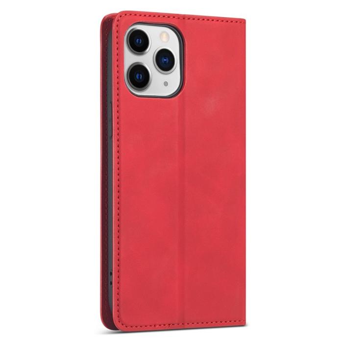 FORWENW - FORWENW Fantasy Series iPhone 13 Skal Äkta läder - Röd