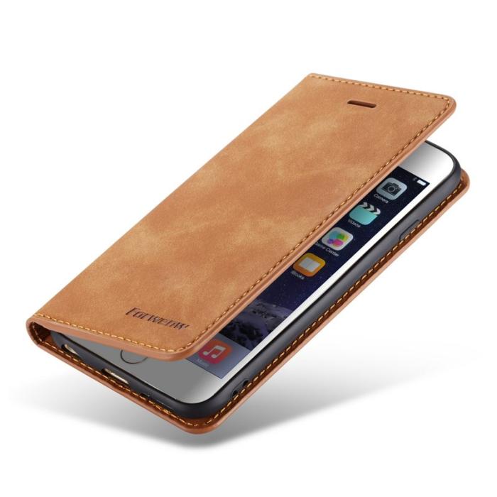 FORWENW - FORWENW Fantasy Series iPhone 6s/6 Fodral Äkta läder - Brun