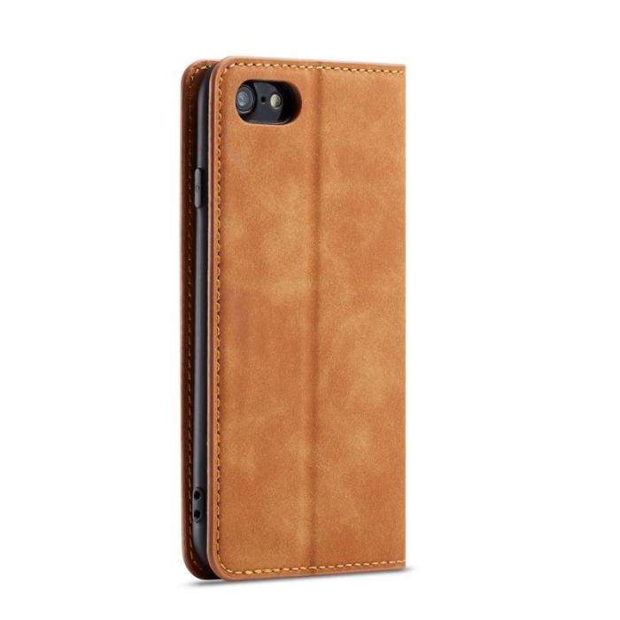 FORWENW - FORWENW Fantasy Series iPhone 7/8/SE Fodral Äkta läder - Brun