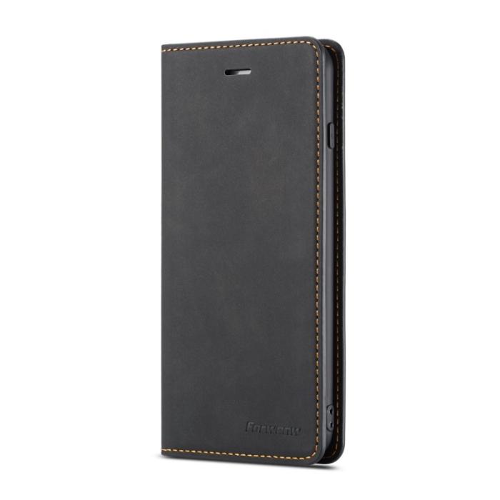 FORWENW - FORWENW Fantasy Series iPhone 8 Plus Fodral Äkta läder - Svart