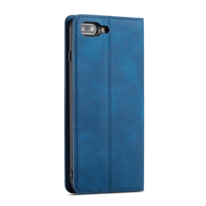 FORWENW - FORWENW Fantasy Series iPhone 8 Plus Skal Äkta läder - Blå